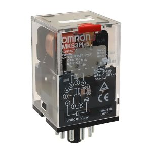 Реле omron 3конт МК3Р5-S 220В50Гц 10А с/к Малайз
